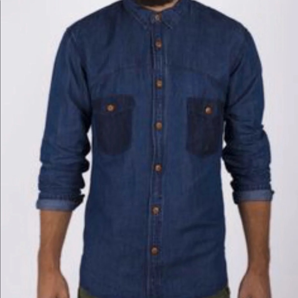 PRPS Goods & Co Men's Chambray Button Up